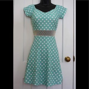 Vintage Polka Dot Swing Dress